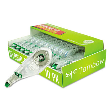 Tombow® Mono Hybrid Style Correction Tape, 1-6" X 394", Non-refillable, 10-pack freeshipping - TVN Wholesale